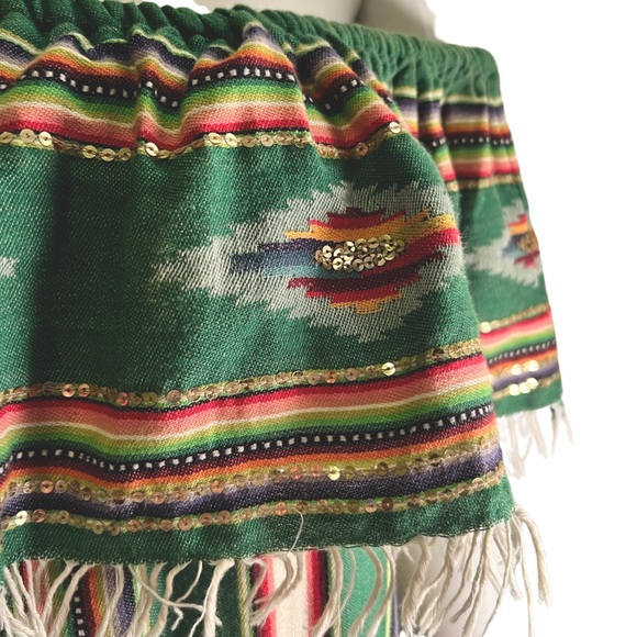 NWT - Marina St Barths Green Off-the-Shoulder Maxi Dress - Picture 4 of 4